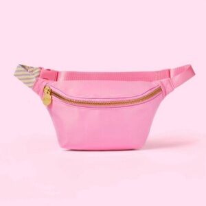 Stoney clover Pink Fanny Pack with Gold Zipper